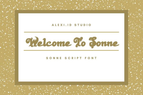 Sonne Font Poster 1