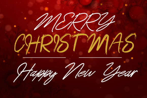 Soul Christmas Font Poster 2