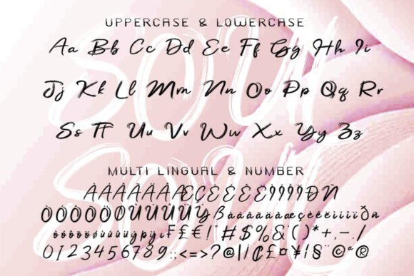 Soul Christmas Font Poster 10
