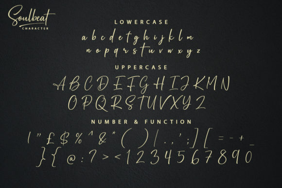 Soulbeat Font Poster 8
