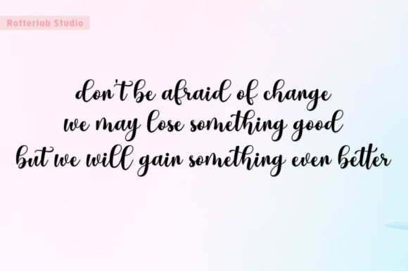 Soulmate Garden Font Poster 4