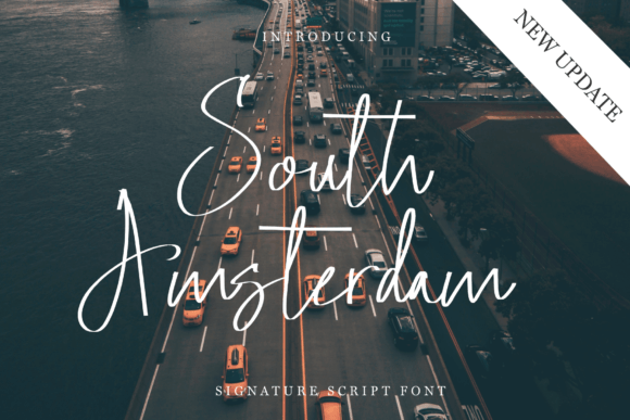 South Amsterdam Font Poster 1