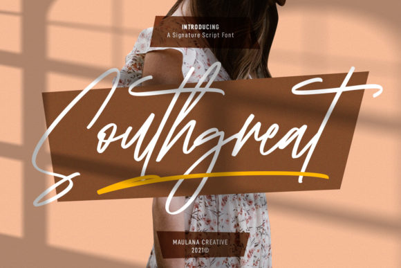 South Great Signature Script Font