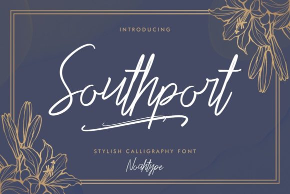 Southport Font Poster 1