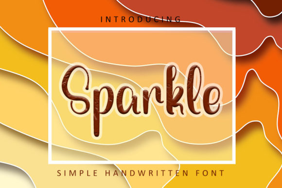 Sparkle Font Poster 1