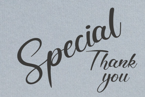 Special Font Poster 6