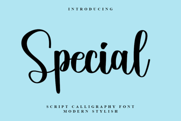 Special Font Poster 1