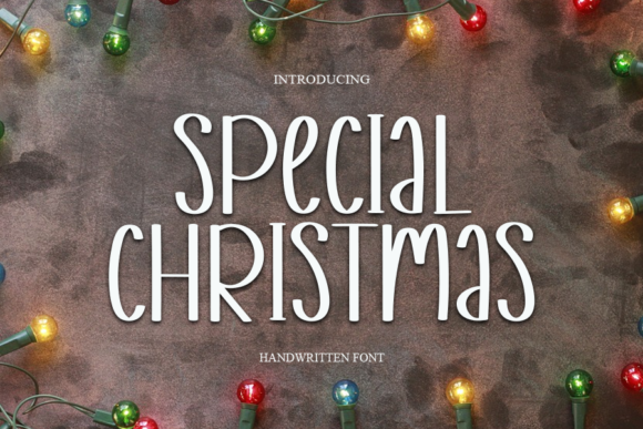 Special Christmas Font Poster 1