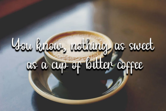 Special Coffee Font Poster 5