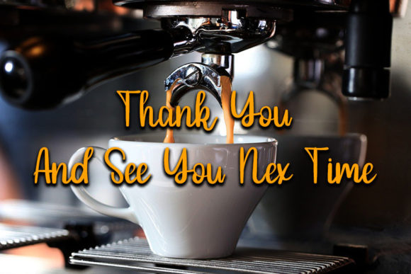 Special Coffee Font Poster 6
