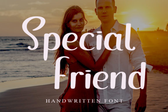 Special Friend Font Poster 1