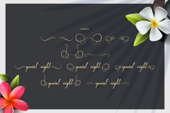 Special Night Font Poster 8