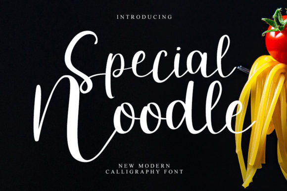Special Noodle Font Poster 1
