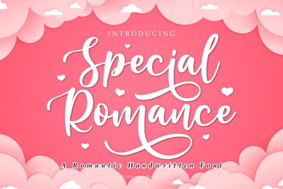 Special Romance Font Poster 1
