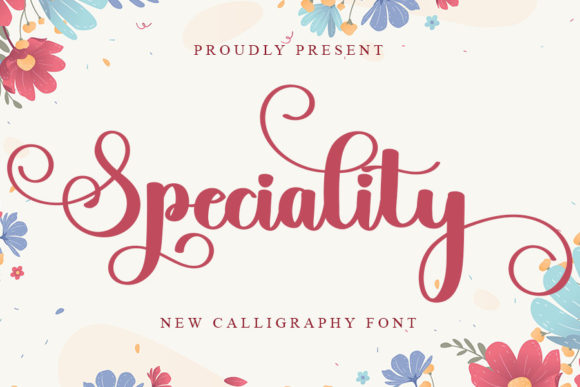 Speciality Font Poster 1