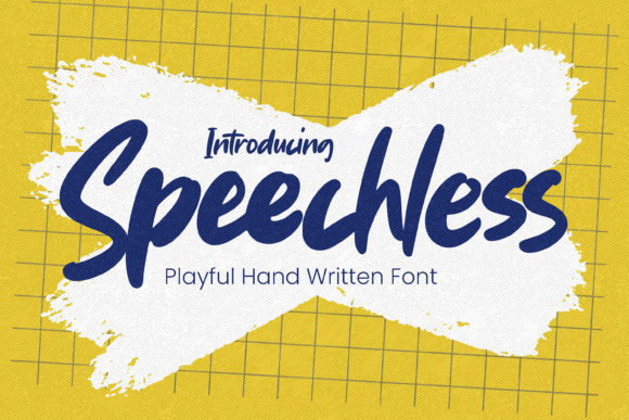 Speechless Font