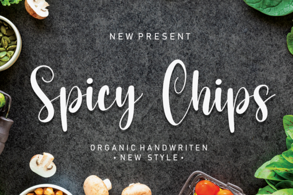 Spicy Chips Font Spicy Chips Font Poster 1