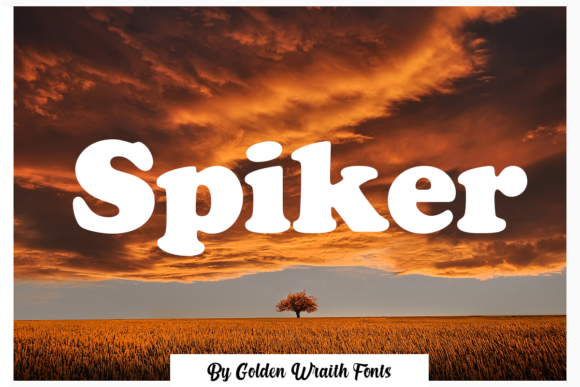 Spiker Font Poster 1