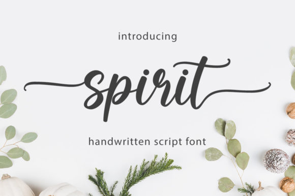 Spirit Font Poster 1