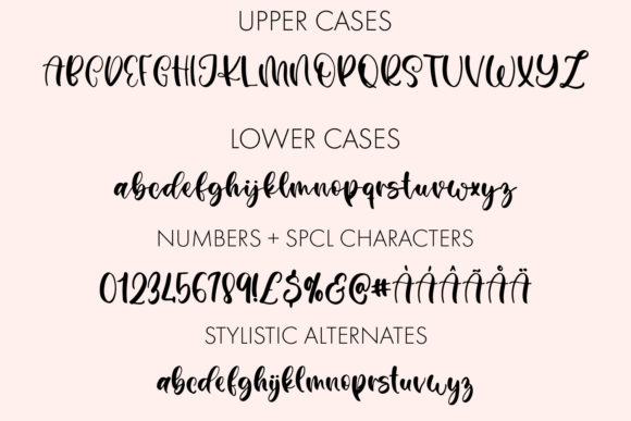 Splashy Rainbow Font Poster 2