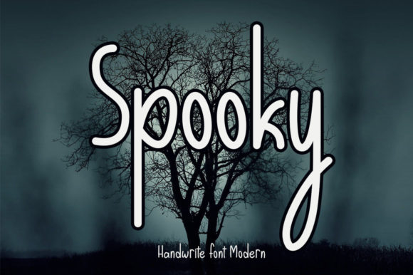 Spooky Font Poster 1