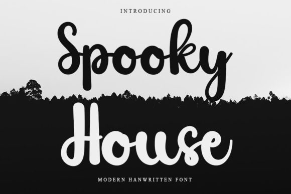 Spooky House Font Poster 1