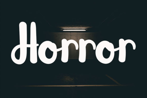 Spooky House Font Poster 4