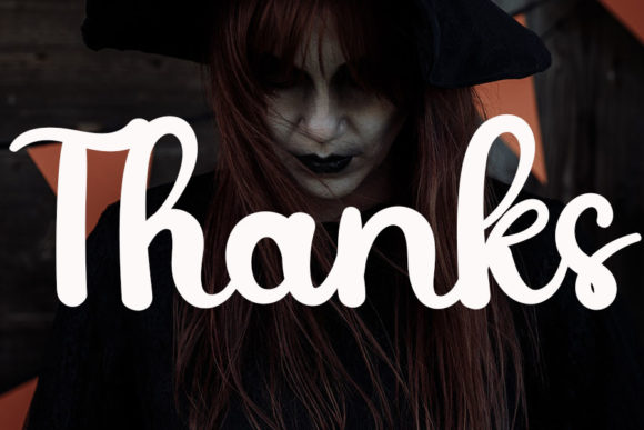 Spooky House Font Poster 5