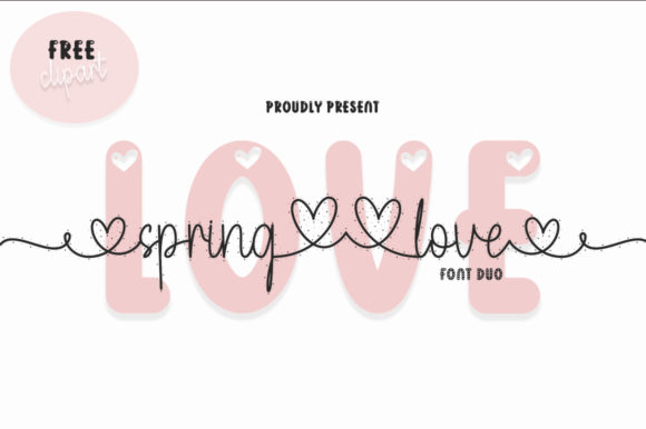 Spring Love Font Poster 1