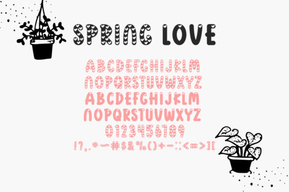 Spring Love Font Poster 10