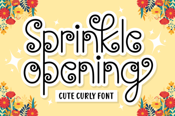 Springkle Opening Font