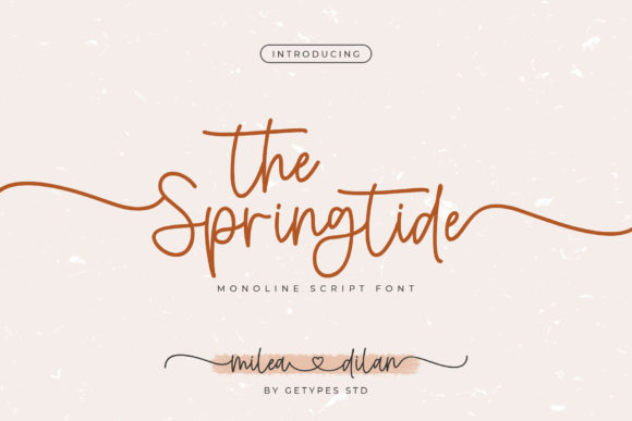 Springtide Font Poster 1