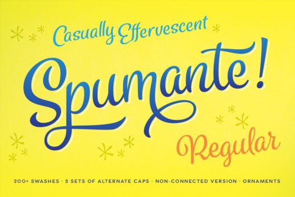 Spumante Font Poster 1