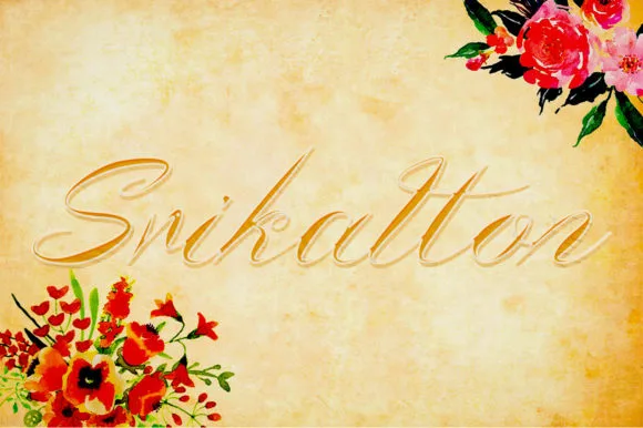 Srikatton Font Srikatton Font Poster 1