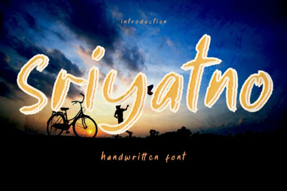 Sriyatno Font Sriyatno Font Poster 1
