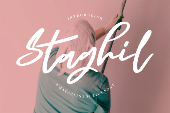 Staghil Script Font