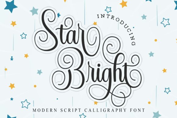 Star Bright Font Poster 1