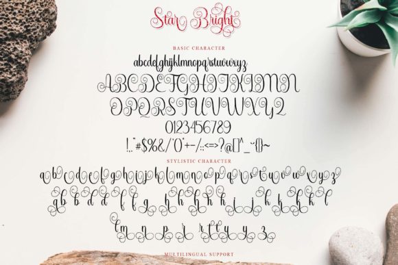 Star Bright Font Poster 7