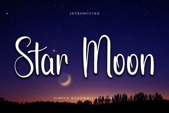 Star Moon Font