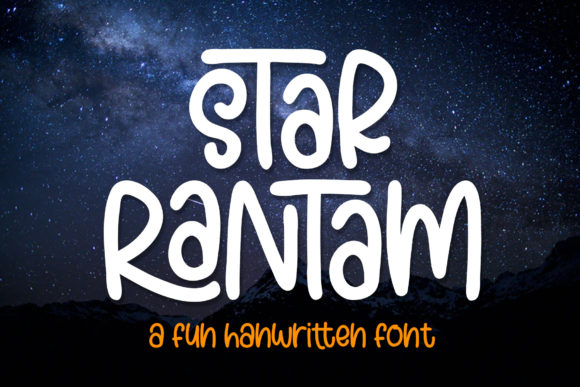 Star Rantam Font Poster 1
