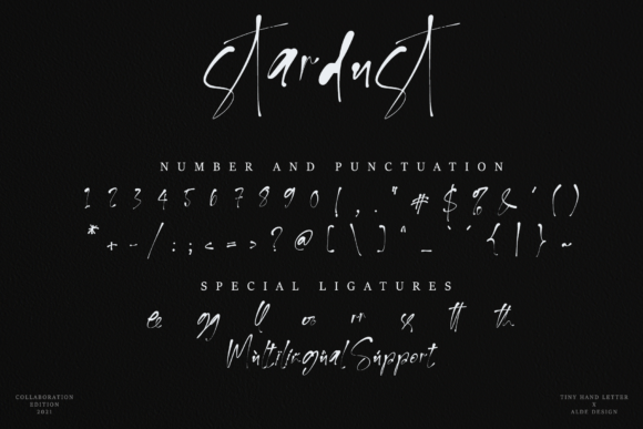 Stardust Font Poster 10