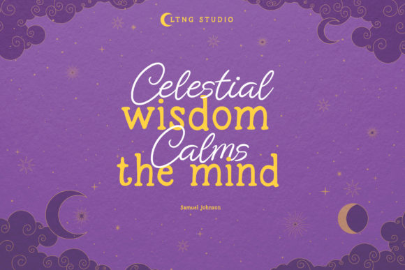 Starfruit Celestial Duo Font Poster 2
