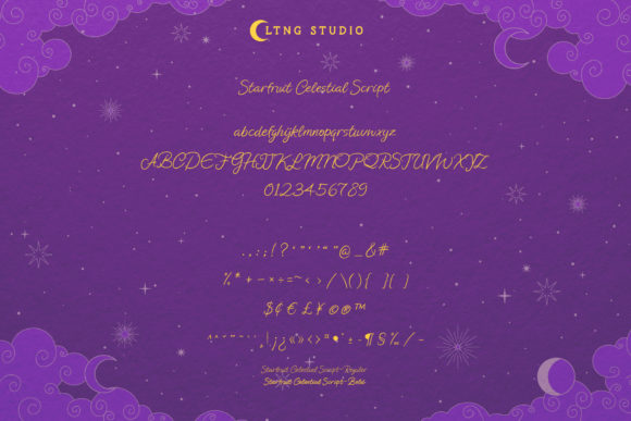 Starfruit Celestial Duo Font Poster 3