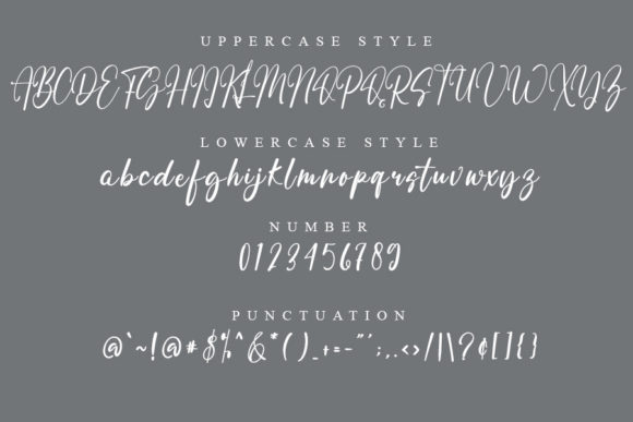 Staring Font Poster 3