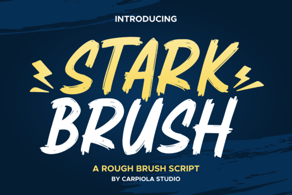 Stark Brush Font Poster 1
