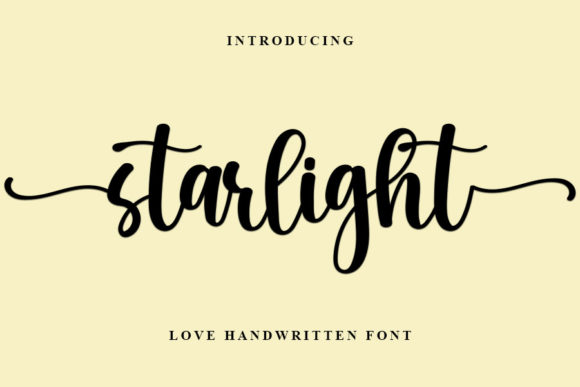 Starlight Font Poster 1