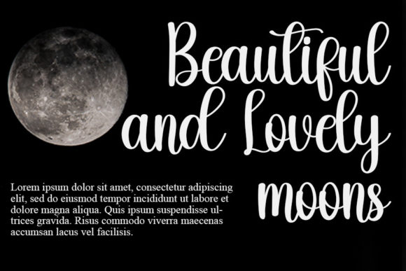Starmoon Font Poster 3