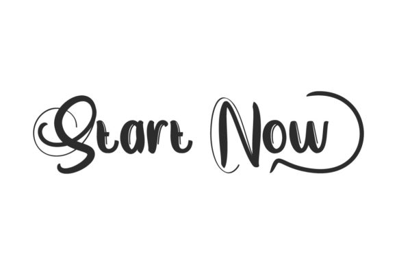 Start Now Font