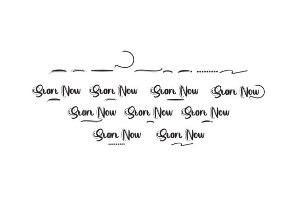 Start Now Font Poster 7