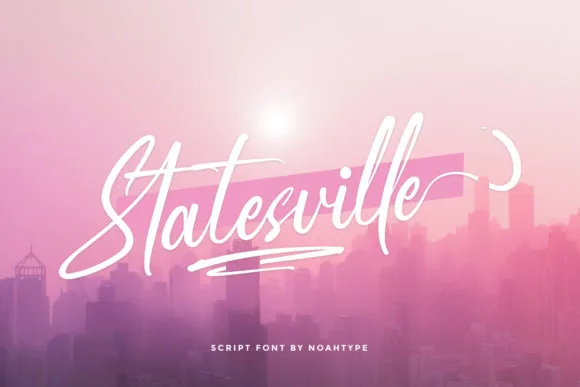 Statesville Font Statesville Font Poster 1